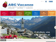 Tablet Screenshot of abc-vacanze.com